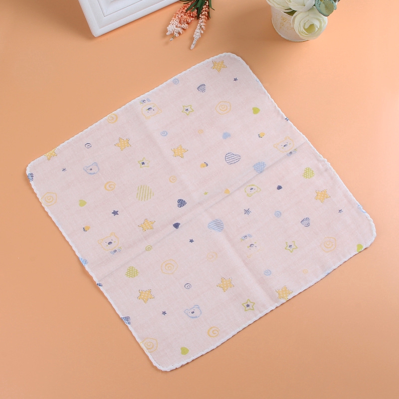 Khăn cotton thấm nước dãi hình tam giác đáng yêu cho em bé