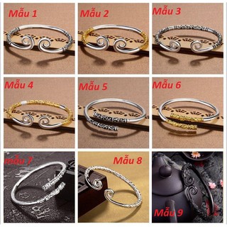Vòng tay nam bac 925 kim cô Như ý nhiều màu siểu rẻ