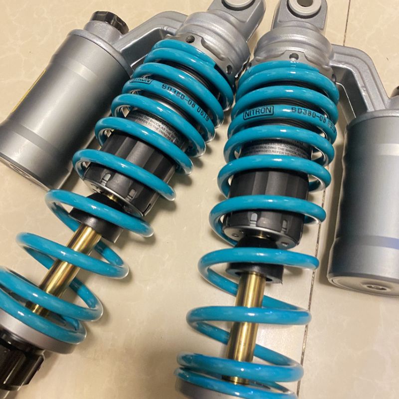 Phuộc nhún sau Nitron bình dầu cho xe Ab novo 4 5 6 NVX PCX Dylan Ps Impulse ....