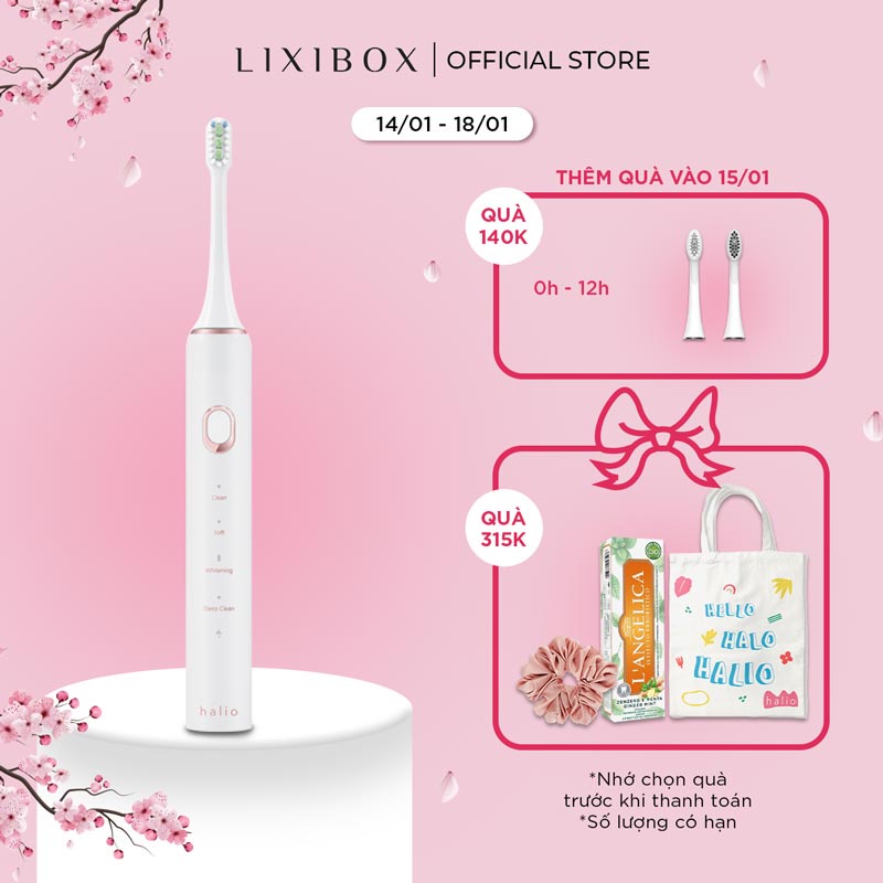 Bàn chải điện Halio Sonic SmartClean Electronic Toothbrush