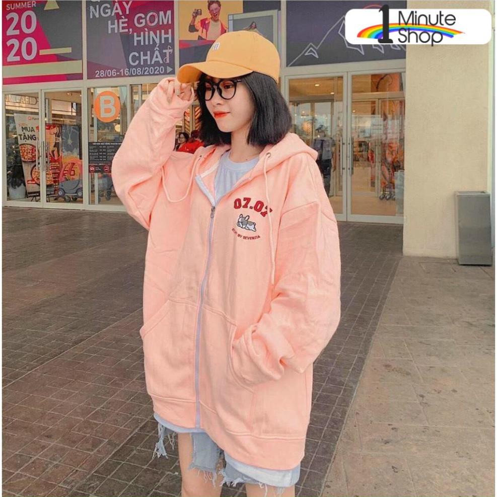 Áo Khoác Hoodie Chống Bụi Cho Nữ Cho Nam In Hình PUPPY Nỉ Form Rộng Có Dây Kéo Unisex Ulzzang Kèm Ảnh Thật | BigBuy360 - bigbuy360.vn