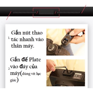 Dây đeo máy ảnh thao tác nhanh Quick Release (sheJia_002)