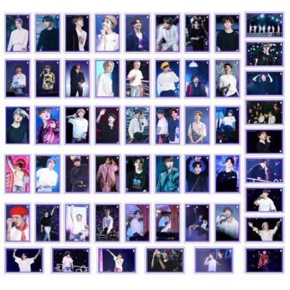 Hộp ảnh Lomo card BTS - random thành viên BTS DNA