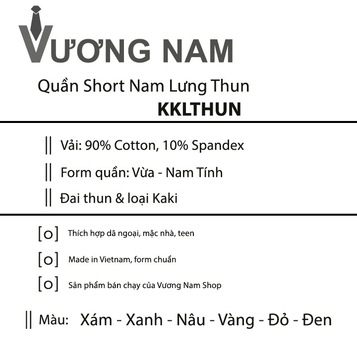 Quần short kaki nam vải dày lưng thun hàng đẹp chọn lọc có size lớn