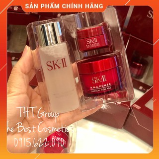 Set SK-II mini gồm nước thần, kem mắt và kem dưỡng