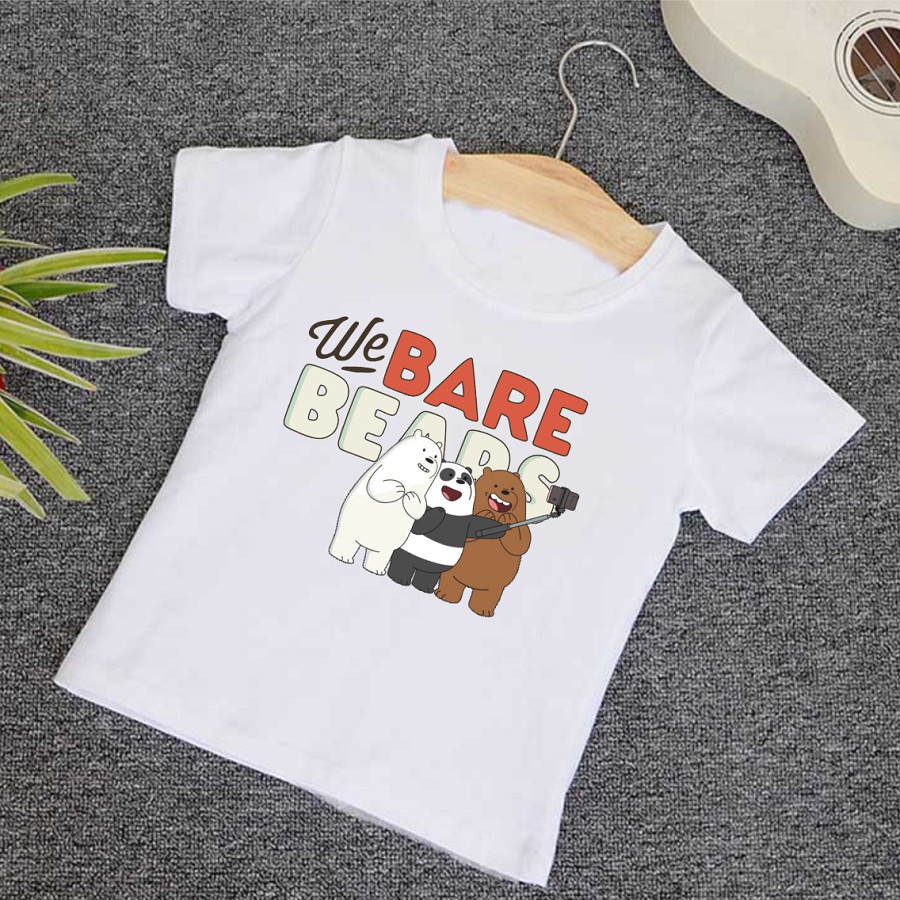 Áo 3 Con Gấu We Are Bear Dành Cho Bé Trai Bé Gái Đủ Size