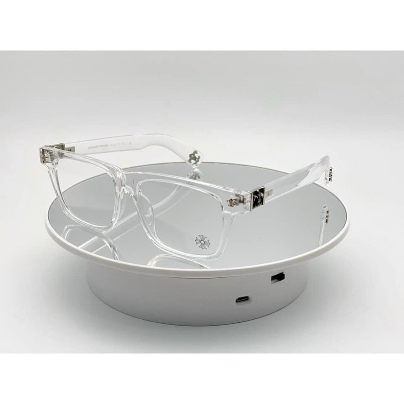 Gọng kính vuông thời trang nam nữ HYN GLASSES, kính thời trang CHROME HEART 2021 tặng kèm hộp | BigBuy360 - bigbuy360.vn