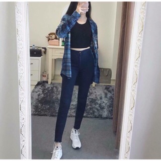 Quần jean lưng cao , jean topshop xuất khẩu siêu đẹp
