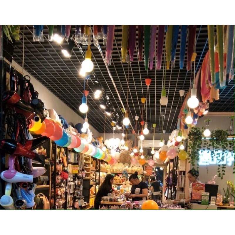 [GIÁ HỦY DIỆT] DÂY ĐUI ĐÈN TRANG TRÍ THẢ 1 MÉT NHIỀU MÀU