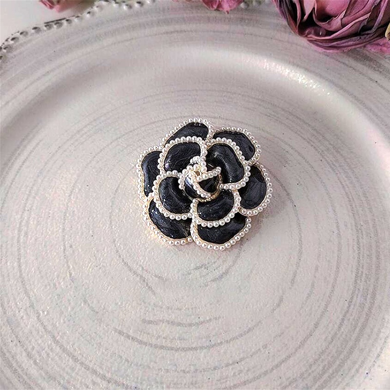 Ghim Cài Áo Hình Hoa Đính Ngọc Trai Nhân Tạo Thời Trang