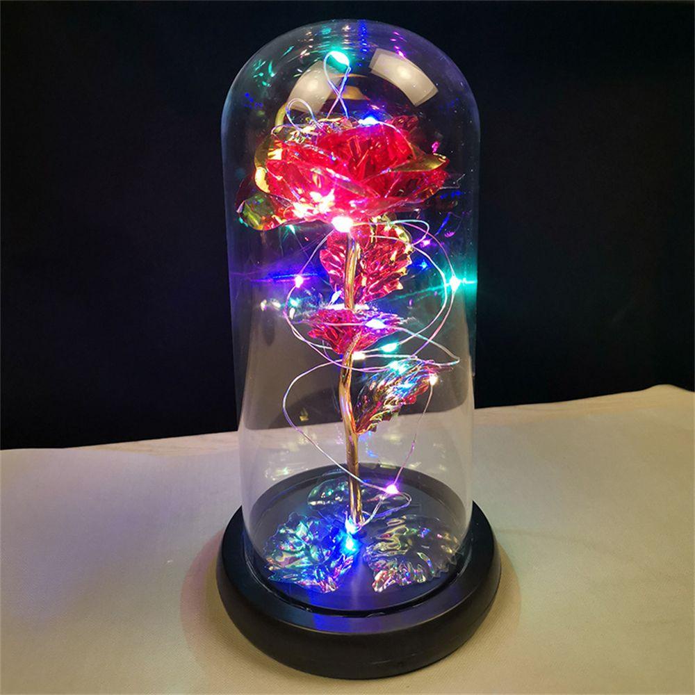 Bó Hoa Nhân Tạo Có Đèn LED Dùng Pin Lãng Mạn Cho Lễ Tình Nhân