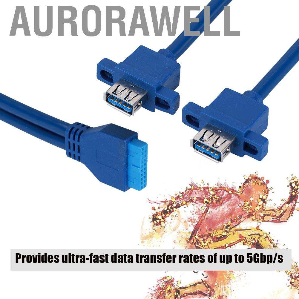 Dây Cáp Nối Dài Usb 3.0 0.3-0.8m 19 / 20 Pin Cho Bo Mạch Chủ | BigBuy360 - bigbuy360.vn