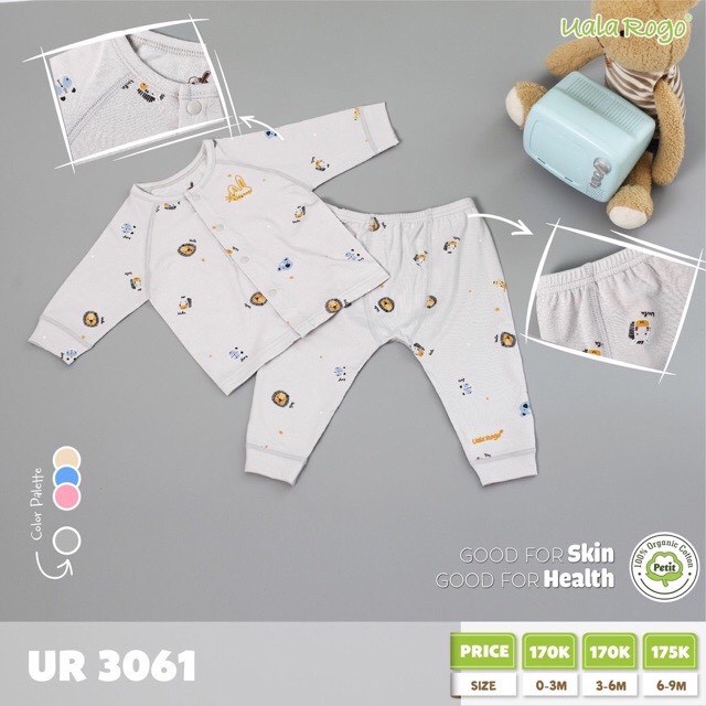 BỘ KHUY GIỮA PETIT HOẠ TIẾT UALA ROGO 3061