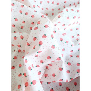 vải thô đũi xước strawberry