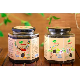Tỏi đen APAPA 500g ngâm mật ong & Bóc Võ 500gr hỗ trợ bị tiểu đương, tăng sức đề kháng, huyết áp cho người cao tuổi