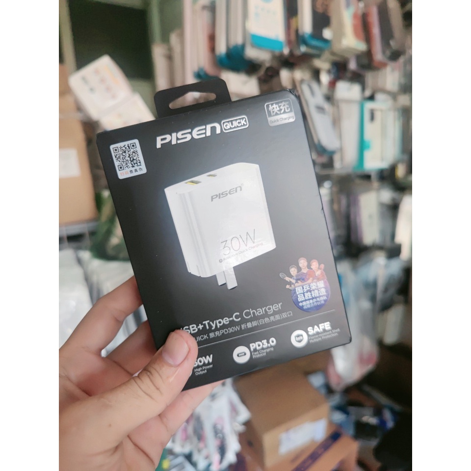 Cóc Sạc pisen 30w sạc dc cho tắt cả dòng mấy