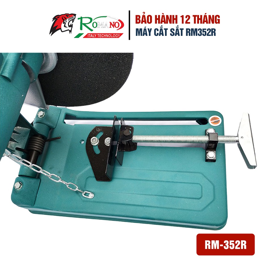 Máy cắt sắt Romano RM352R, Công suất 2300W, Cắt góc 45 độ, Có kèm lưỡi cắt