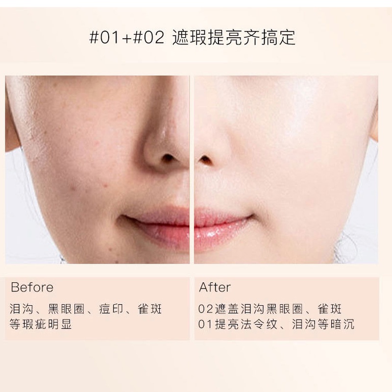 Bút Kem Nền Che Khuyết Điểm Màu Nude Kiểm Soát Dầu Dưỡng Ẩm Da