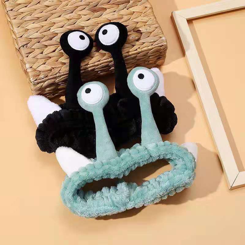 Băng đô hình ốc sên nhồi bông dễ thương phong cách Hàn Quốc