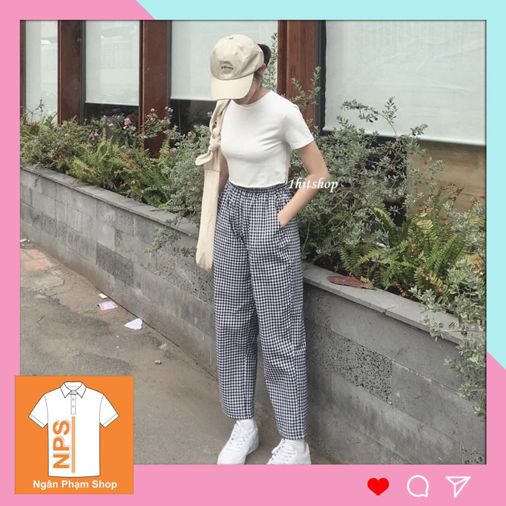 Quần DÀI CARO C5 Nam Nữ Unisex