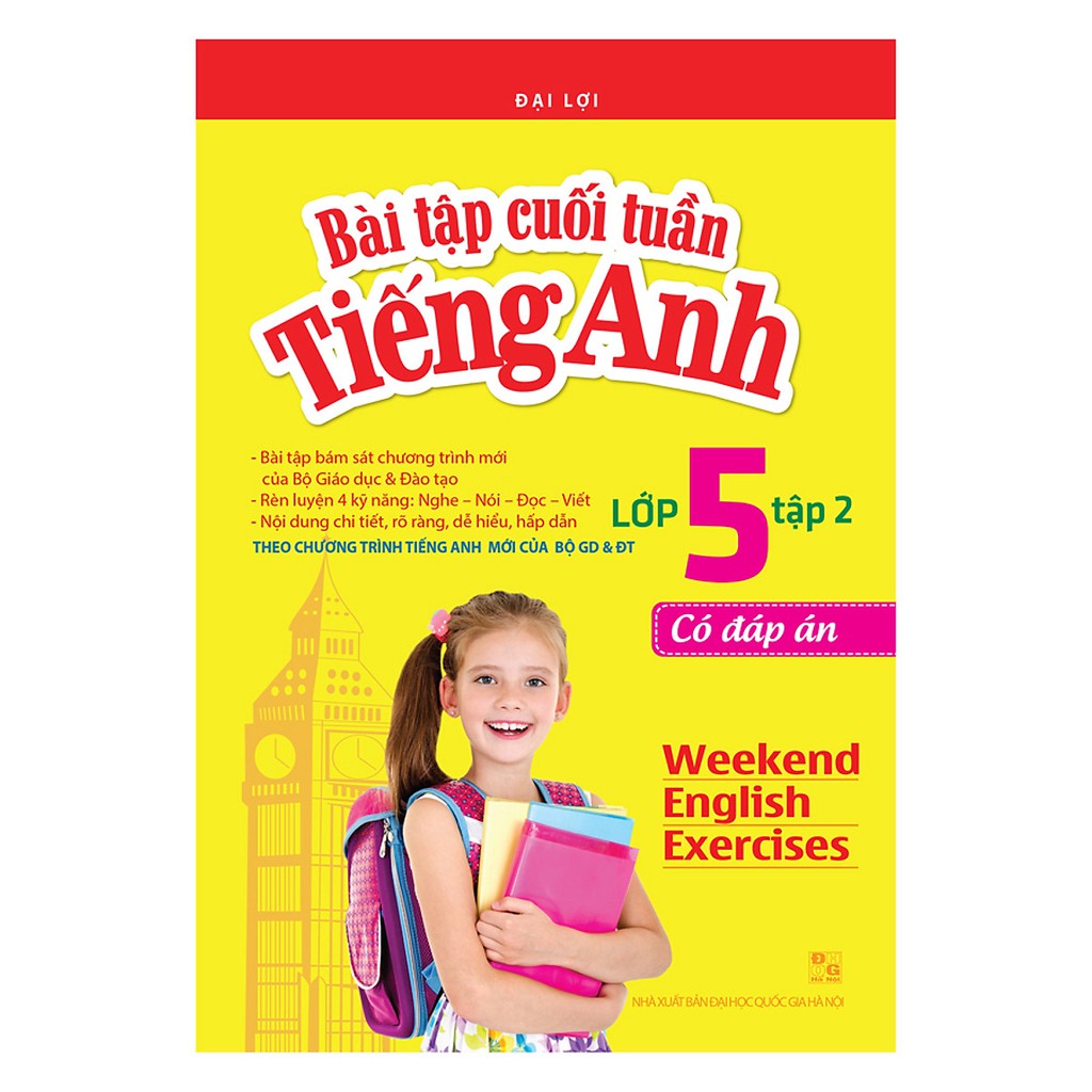 Sách - Bài tập cuối tuần tiếng Anh lớp 5 (có đáp án) - Tập 2