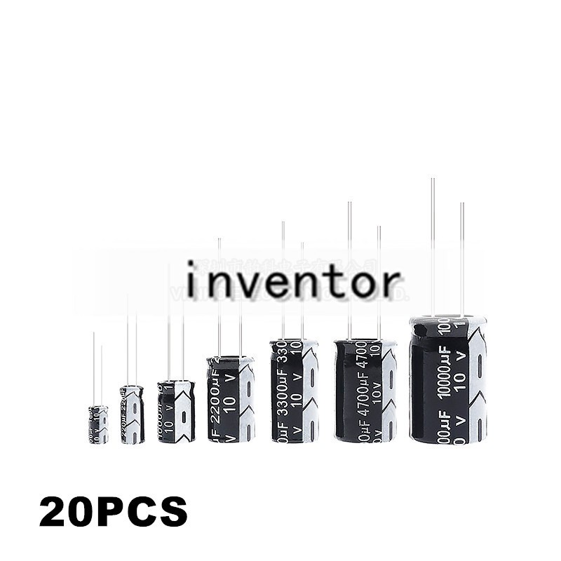 20 Chiếc 10V Nhôm Điện Phân Tụ 47UF 100UF 220UF 330UF 470UF