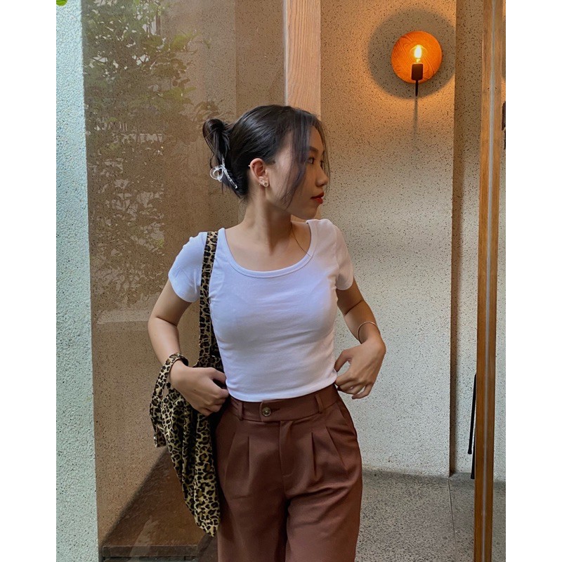 Áo Croptop Ribbon