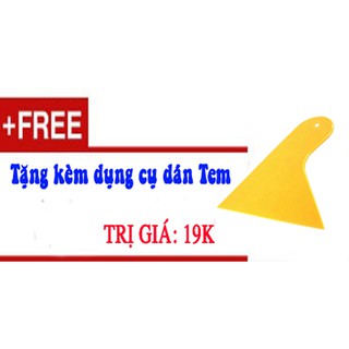 Bộ tem dán sườn xe Caro D-149_ Màu đen ( Tặng kèm dụng cụ dán tem)