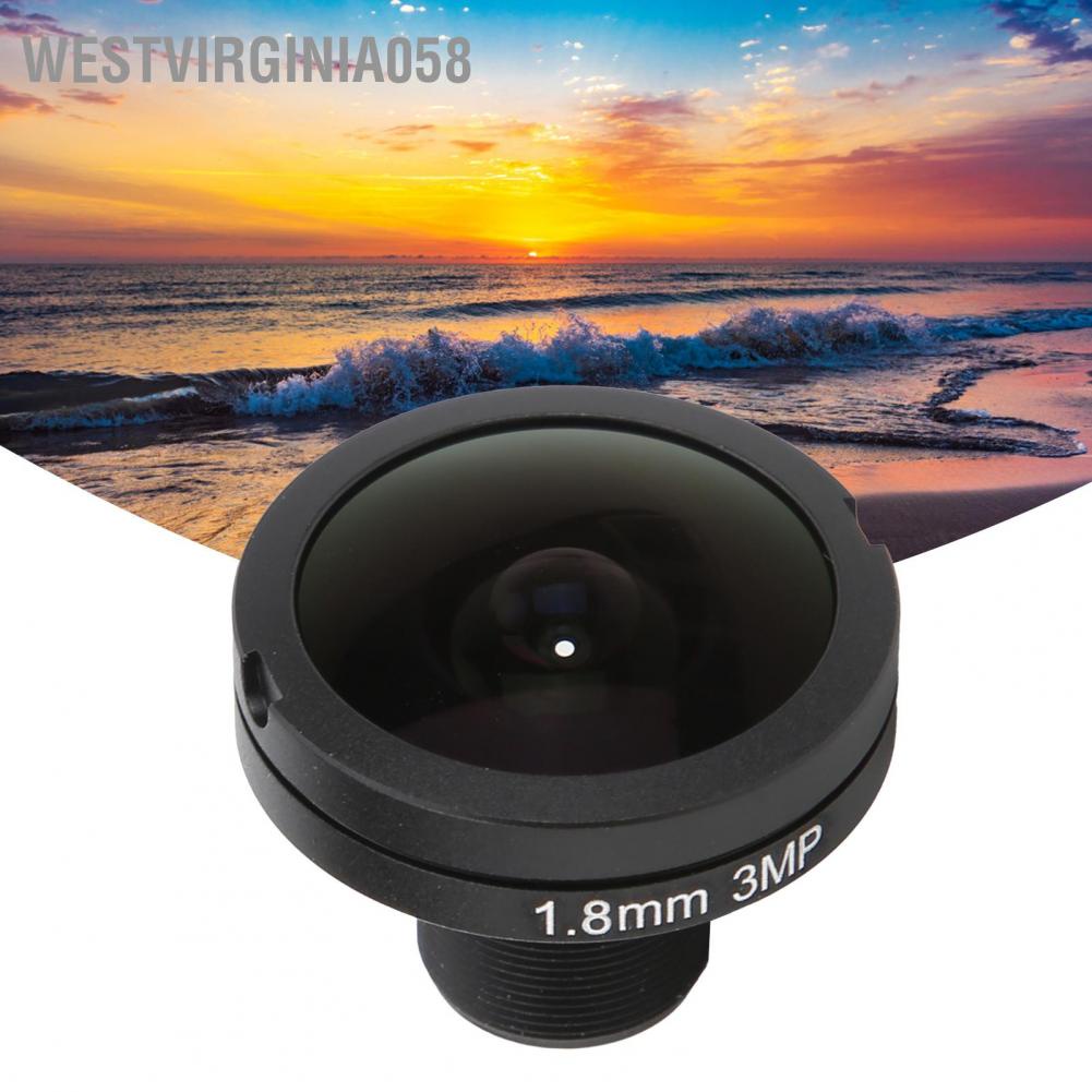 Westvirginia058 Westvirginia058 Máy ảnh Ống kính mắt cá 3MP 180 ° 1.8mm Tiêu cự quang học M12x0.5 Giao diện F2.0 Quang thông