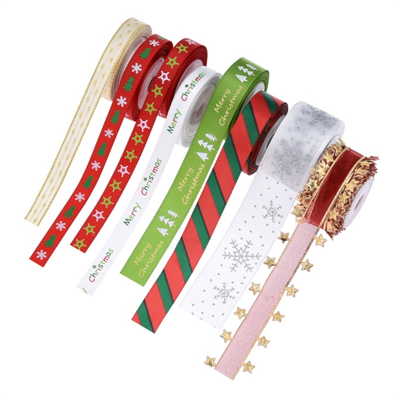 Cuộn Dây Ruy Băng Trang Trí Thủ Công Rộng 10 / 15 / 25mm