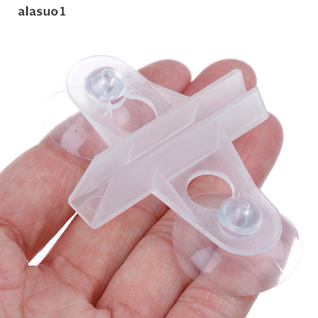 1 [alasuo1] Bộ 5 Giá Đỡ Chia Ngăn Bể Cá Bằng Nhựa Có Giác Hút