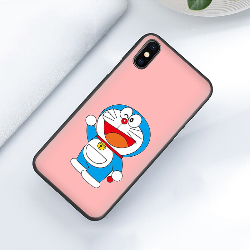 Ốp Lưng Silicone Hình Doraemon Cho Iphone 8 7 6s 6 Plus 5 5s Se 2016 2020
