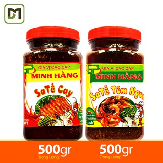 Combo 2 hủ Sa tế Cay và Sa tế Tôm ngon công thức nấu và nêm nếm ngon gia vị cao cấp Minh Hằng