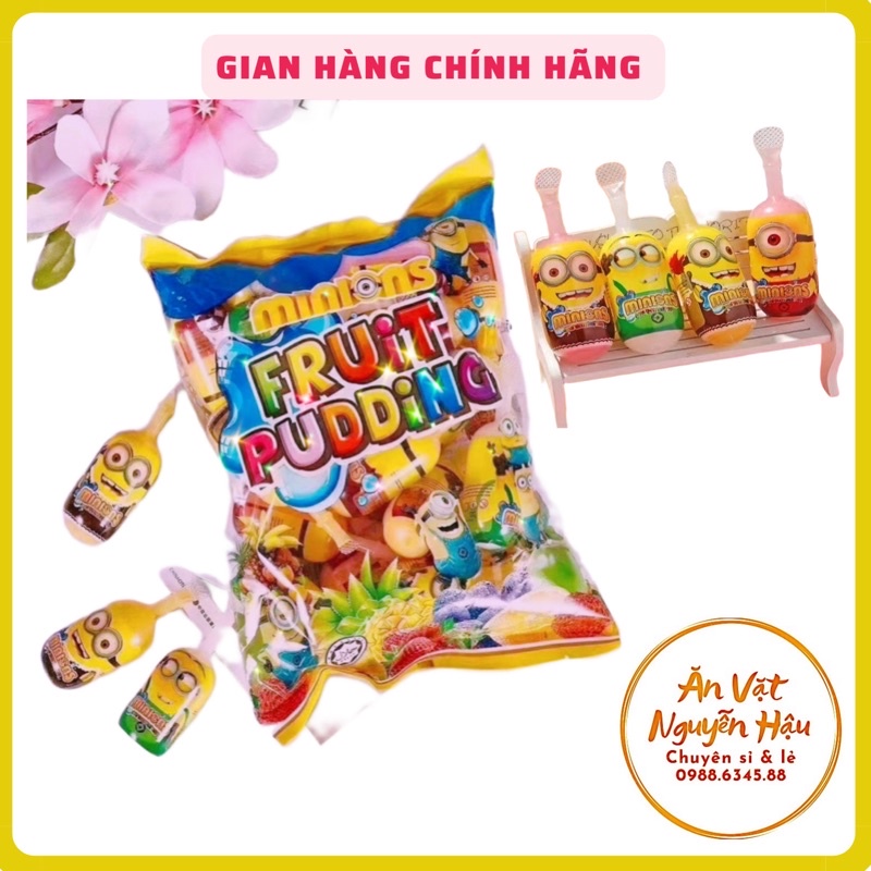 Thạch Trái Cây Fruit Pudding Minion (Gói to 800gr)