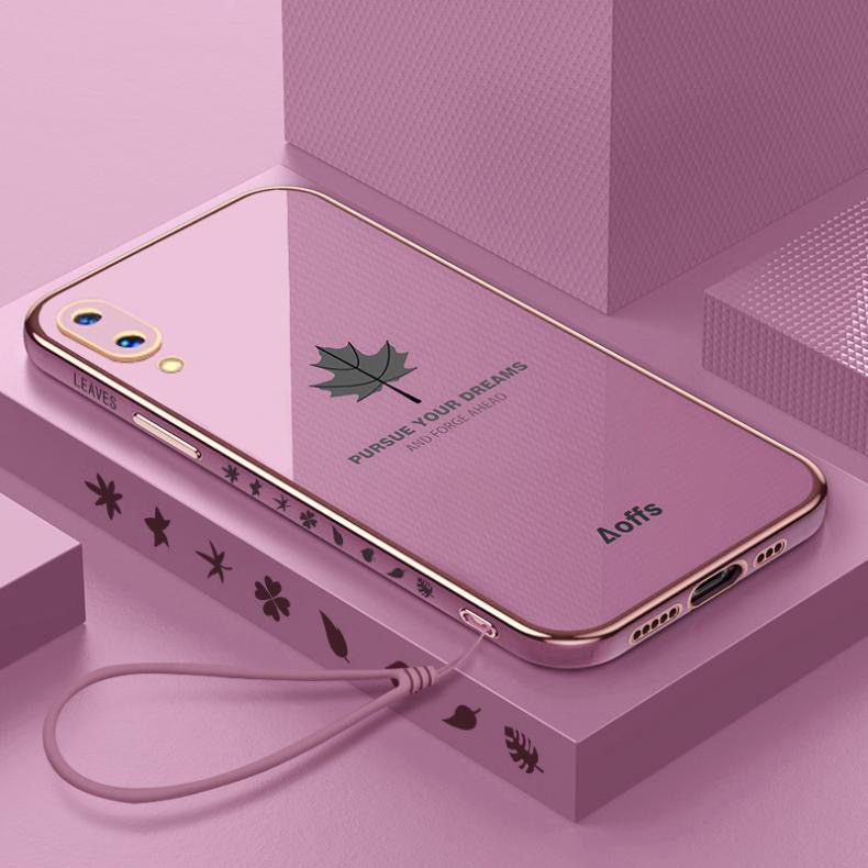 Ốp lưng huawei y7 pro 2019 Ốp Điện Thoại Họa Tiết Lá Phong Cho huawei Y7 2019 Y7 Prime 2019 FY