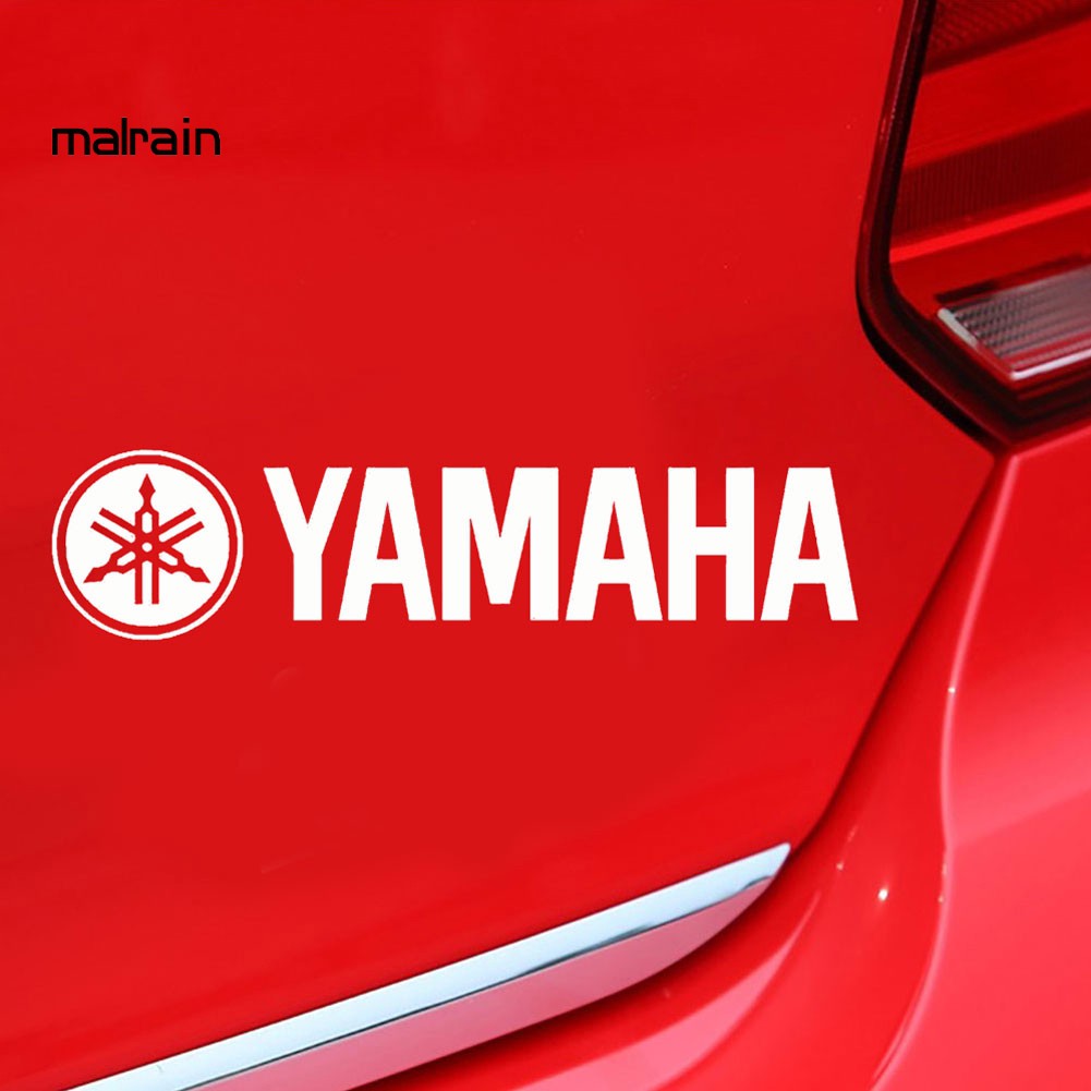 Miếng Dán Trang Trí Xe Ô Tô Hình Logo Malyamaha