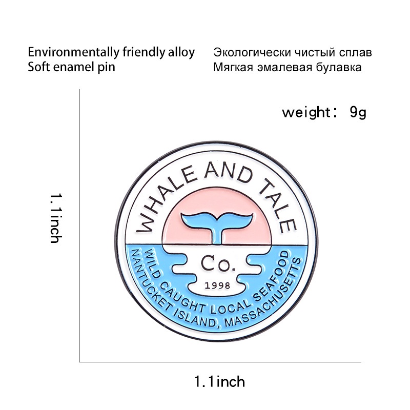 Ghim Cài Áo Hình Cá Mập Hoạt Hình Dễ Thương