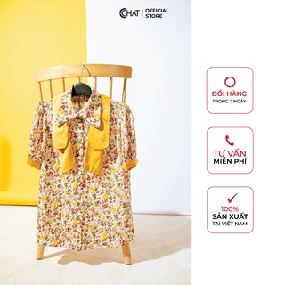 Áo Sơ mi hoạ tiết cổ cách điệu CCHAT