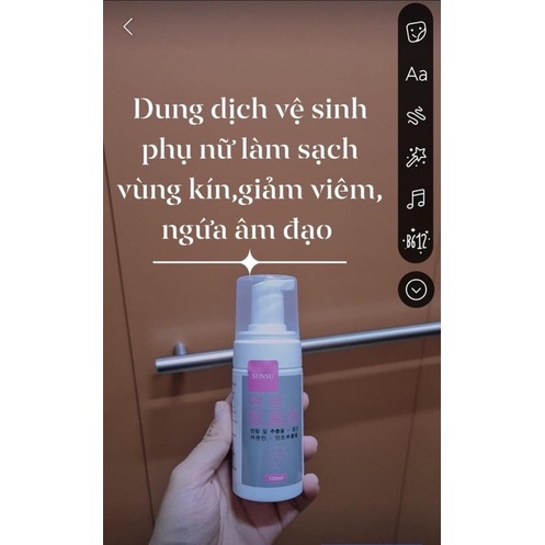 Dung dịch phụ nữ dạng bọt Sunsu Hàn Quốc