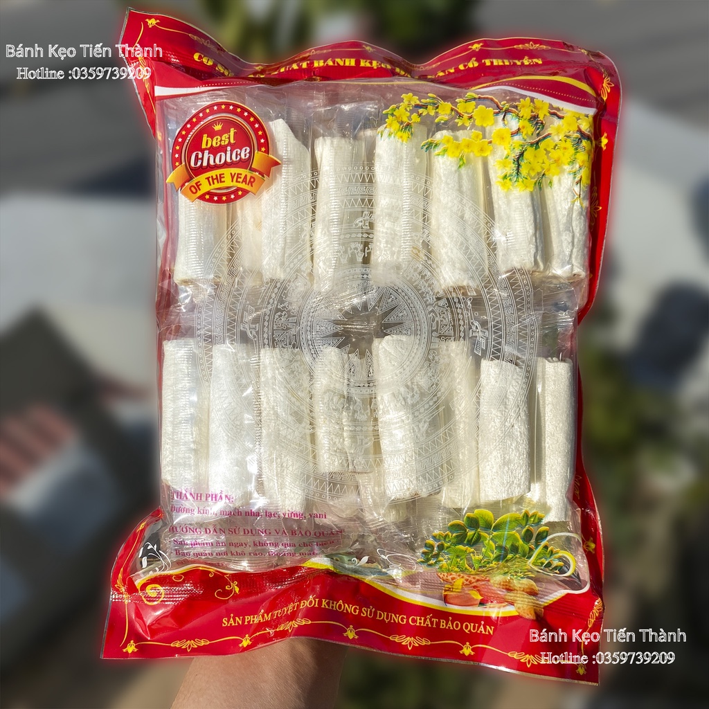 Kẹo Dồi,Kẹo Kéo❤️, Kẹo lạc vừng nam định  - 500Gram - Loại 1- Ngon Nhất - Đặc Sản Thương Hiệu Tiến Thành❤️