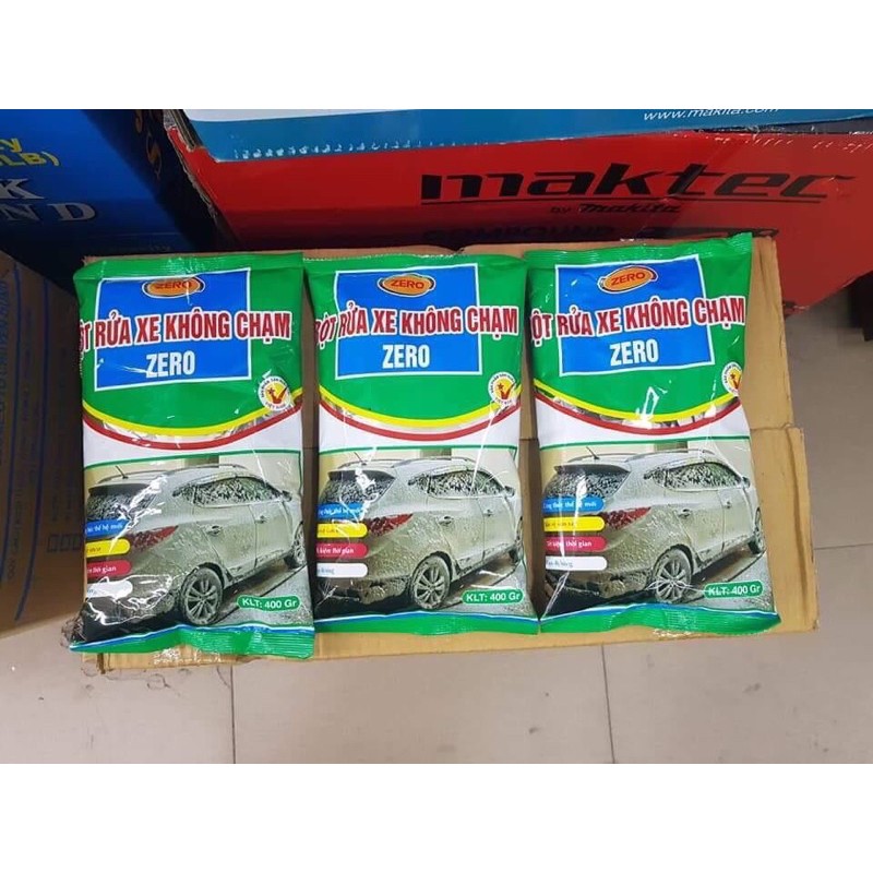 Bột rửa xe không chạm ZERO 400gram
