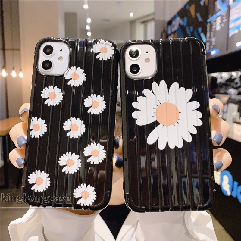Ốp điện thoại mềm hình hoa cúc xinh xắn cho IPhone 8 Plus 11 6 7 6S Plus 12 mini 12 pro max X Se 2020 6SPlus 7Plus 6Plus 8Plus XS