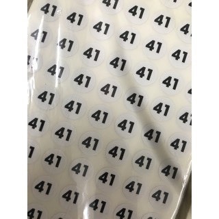 70 tem là 2K - Tem size nhãn số dán - Decal Số size 35,36,37,38..42 giày dép quần áo