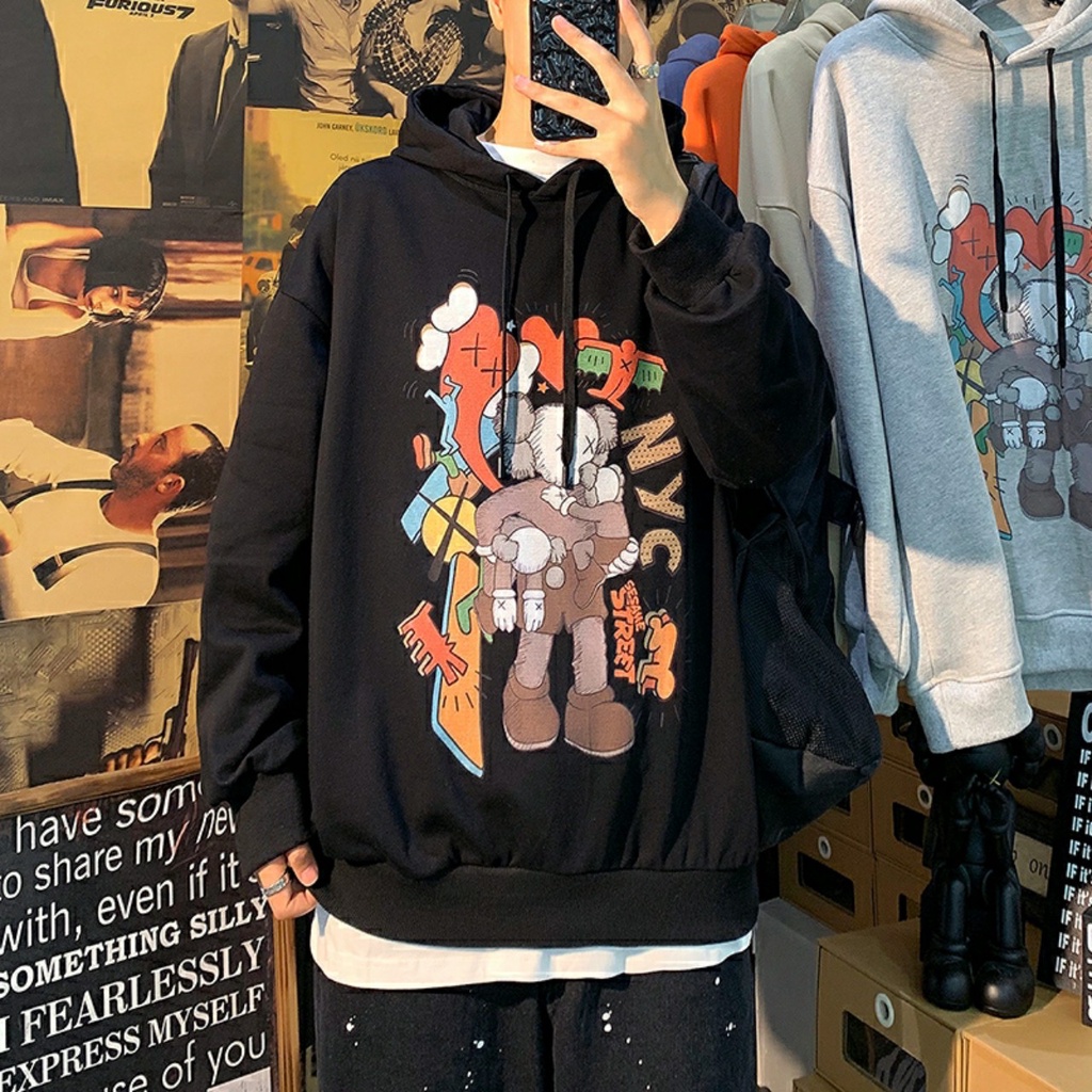 Hoodie kiểu hoodie form rộng , hoodie unisex nam nữ đều mặc được