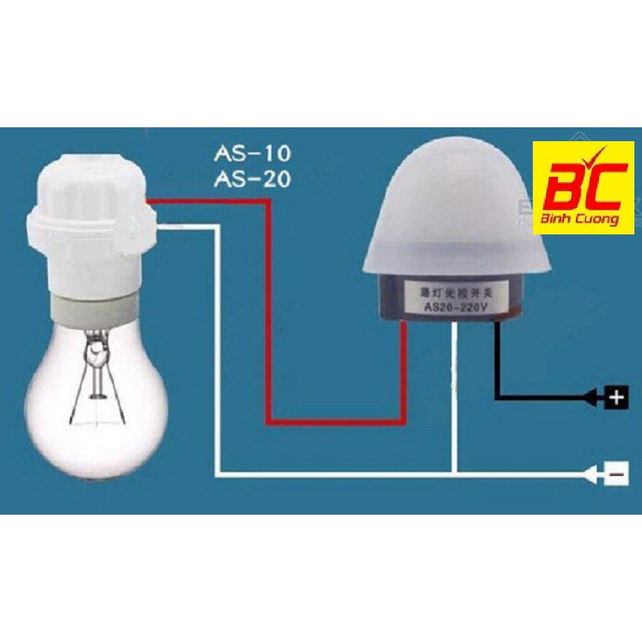 Công tắc cảm biến ánh sáng AS-20