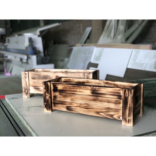Chậu gỗ pallet trồng cây