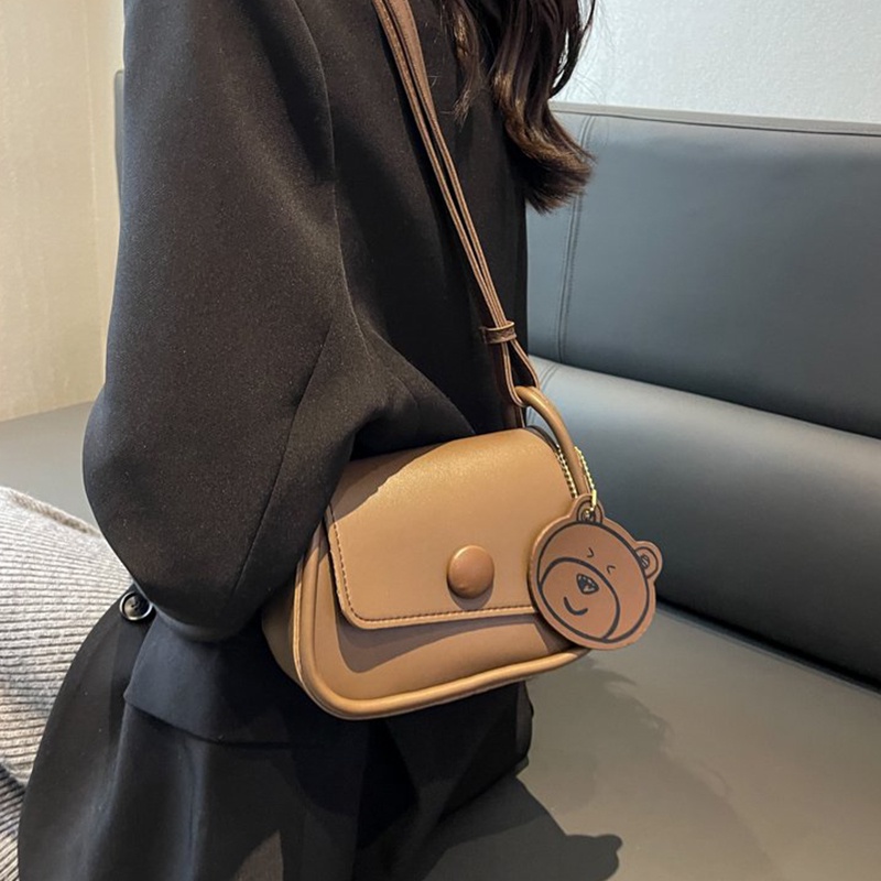 Túi Đeo Chéo Dáng Vuông Nhỏ Màu Sắc Dễ Phối Đồ Phong Cách Hàn Quốc Cho Nữ