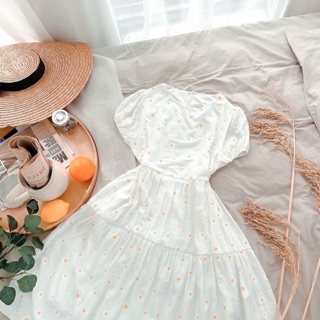 ĐẦM BABYDOLL HOA CÚC