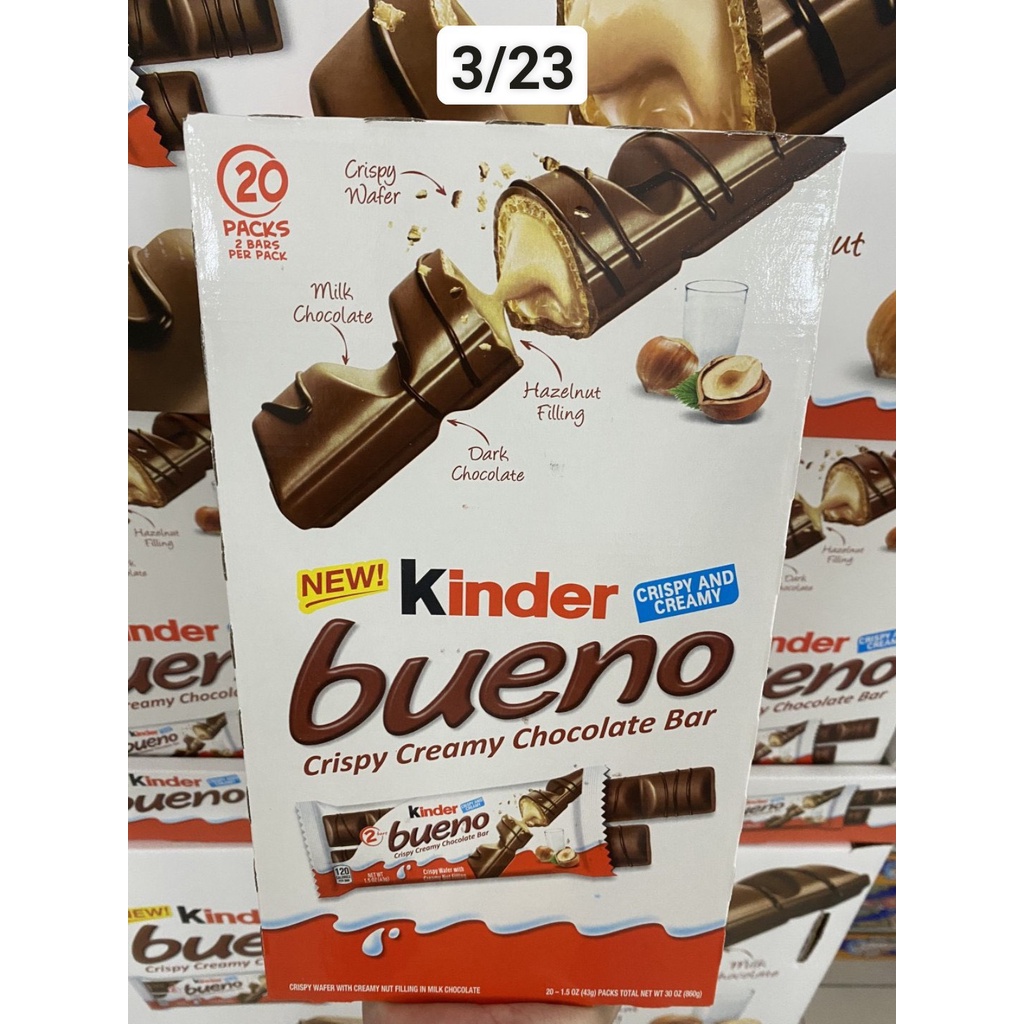 Socola Sữa Milk Chocolate Kinder Bueno 860g