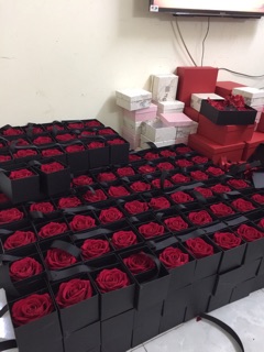 Combo 2 hộp đựng son hoa lụa